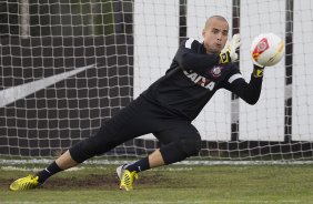 Durante o treino desta tarde no CT Joaquim Grava, no Parque Ecolgico do Tiete. O prximo jogo da equipe ser domingo, dia 24/03, contra o Guarani, de Campinas, no estdio Brinco de Ouro da Princesa, jogo vlido pela 14 rodada do Campeonato Paulista 2013