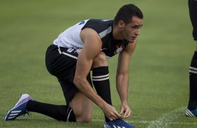 Durante o treino desta tarde no CT Joaquim Grava, no Parque Ecolgico do Tiete. O prximo jogo da equipe ser domingo, dia 24/03, contra o Guarani, de Campinas, no estdio Brinco de Ouro da Princesa, jogo vlido pela 14 rodada do Campeonato Paulista 2013