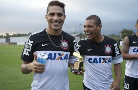 Durante o treino desta tarde no CT Joaquim Grava, no Parque Ecolgico do Tiete. O prximo jogo da equipe ser domingo, dia 24/03, contra o Guarani, de Campinas, no estdio Brinco de Ouro da Princesa, jogo vlido pela 14 rodada do Campeonato Paulista 2013