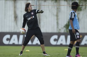 Durante o treino desta tarde no CT Joaquim Grava, no Parque Ecolgico do Tiete. O prximo jogo da equipe ser domingo, dia 24/03, contra o Guarani, de Campinas, no estdio Brinco de Ouro da Princesa, jogo vlido pela 14 rodada do Campeonato Paulista 2013