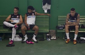 Nos vestiários antes da partida entre Guarani/Campinas x Corinthians realizada esta tarde no estádio Brinco de Ouro da Princesa, jogo válido pela 14ª rodada do Campeonato Paulista de 2013