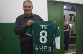 Nos vestiários antes da partida entre Guarani/Campinas x Corinthians realizada esta tarde no estádio Brinco de Ouro da Princesa, jogo válido pela 14ª rodada do Campeonato Paulista de 2013