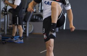 Durante o treino desta manh no CT Joaquim Grava, no Parque Ecolgico do Tiete. O prximo jogo da equipe ser quarta-feira, dia 27/03, contra a Penapolense, no Pacaembu, jogo vlido pela 15 rodada do Campeonato Paulista 2013