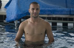 Durante o treino desta manh no CT Joaquim Grava, no Parque Ecolgico do Tiete. O prximo jogo da equipe ser quarta-feira, dia 27/03, contra a Penapolense, no Pacaembu, jogo vlido pela 15 rodada do Campeonato Paulista 2013