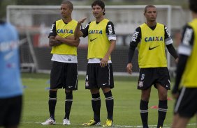 Durante o treino desta tarde no CT Joaquim Grava, no Parque Ecolgico do Tiete. O prximo jogo da equipe ser amanh, quarta-feira, dia 27/03, contra a Penapolense, no Pacaembu, jogo vlido pela 15 rodada do Campeonato Paulista 2013