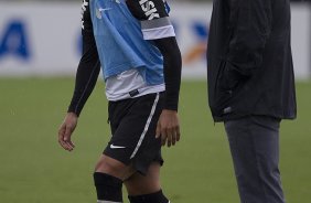 Durante o treino desta tarde no CT Joaquim Grava, no Parque Ecolgico do Tiete. O prximo jogo da equipe ser amanh, quarta-feira, dia 27/03, contra a Penapolense, no Pacaembu, jogo vlido pela 15 rodada do Campeonato Paulista 2013