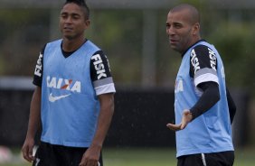 Durante o treino desta tarde no CT Joaquim Grava, no Parque Ecolgico do Tiete. O prximo jogo da equipe ser amanh, quarta-feira, dia 27/03, contra a Penapolense, no Pacaembu, jogo vlido pela 15 rodada do Campeonato Paulista 2013