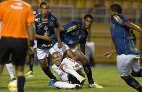 Durante a partida entre Corinthians x Penapolense realizada esta noite no estdio do Pacaembu, jogo vlido pela 15 rodada do Campeonato Paulista de 2013