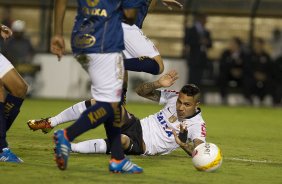 Durante a partida entre Corinthians x Penapolense realizada esta noite no estdio do Pacaembu, jogo vlido pela 15 rodada do Campeonato Paulista de 2013