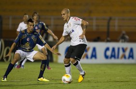 Durante a partida entre Corinthians x Penapolense realizada esta noite no estdio do Pacaembu, jogo vlido pela 15 rodada do Campeonato Paulista de 2013