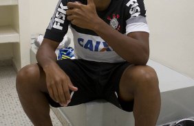 Nos vestiários antes da partida entre Corinthians x Penapolense realizada esta noite no estádio do Pacaembu, jogo válido pela 15ª rodada do Campeonato Paulista de 2013