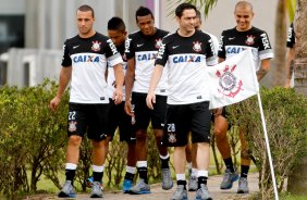 Jogadores durante Treino do Corinthians realizado no CT Joaquim Grava
