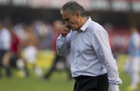 Durante a partida entre São Paulo x Corinthians realizada esta tarde no estádio do Morumbi, jogo válido pela 16ª rodada do Campeonato Paulista de 2013