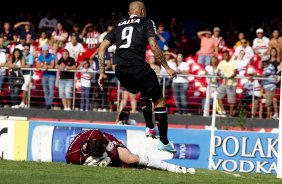Durante a partida entre São Paulo x Corinthians realizada esta tarde no estádio do Morumbi, jogo válido pela 16ª rodada do Campeonato Paulista de 2013