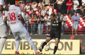 Durante a partida entre São Paulo x Corinthians realizada esta tarde no estádio do Morumbi, jogo válido pela 16ª rodada do Campeonato Paulista de 2013