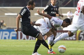 Durante a partida entre São Paulo x Corinthians realizada esta tarde no estádio do Morumbi, jogo válido pela 16ª rodada do Campeonato Paulista de 2013