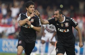 Durante a partida entre São Paulo x Corinthians realizada esta tarde no estádio do Morumbi, jogo válido pela 16ª rodada do Campeonato Paulista de 2013