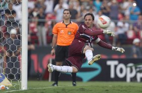 Durante a partida entre So Paulo x Corinthians realizada esta tarde no estdio do Morumbi, jogo vlido pela 16 rodada do Campeonato Paulista de 2013