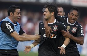 Durante a partida entre São Paulo x Corinthians realizada esta tarde no estádio do Morumbi, jogo válido pela 16ª rodada do Campeonato Paulista de 2013