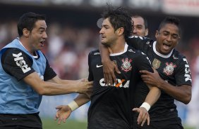 Durante a partida entre So Paulo x Corinthians realizada esta tarde no estdio do Morumbi, jogo vlido pela 16 rodada do Campeonato Paulista de 2013