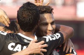 Durante a partida entre São Paulo x Corinthians realizada esta tarde no estádio do Morumbi, jogo válido pela 16ª rodada do Campeonato Paulista de 2013