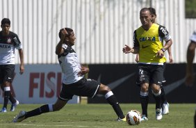 Durante o treino desta manh no CT Joaquim Grava, no Parque Ecolgico do Tiete. O prximo jogo da equipe ser quarta-feira, dia 03/04, contra o Millonarios, da Colmbia, no estdio El Campn, em Bogota, jogo de volta vlido pela Copa Libertadores da Amrica 2013