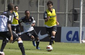 Durante o treino desta manh no CT Joaquim Grava, no Parque Ecolgico do Tiete. O prximo jogo da equipe ser quarta-feira, dia 03/04, contra o Millonarios, da Colmbia, no estdio El Campn, em Bogota, jogo de volta vlido pela Copa Libertadores da Amrica 2013