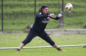 Durante o treino desta manh no anexo ao estdio El Campn, na cidade de Bogota, Colmbia. O prximo jogo da equipe ser amanh, quarta-feira, dia 03/04, contra o Millonarios, da Colmbia, no estdio El Campn, em Bogota, jogo de volta vlido pela Copa Libertadores da Amrica 2013