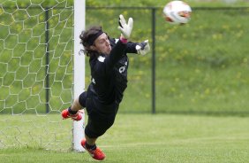 Durante o treino desta manh no anexo ao estdio El Campn, na cidade de Bogota, Colmbia. O prximo jogo da equipe ser amanh, quarta-feira, dia 03/04, contra o Millonarios, da Colmbia, no estdio El Campn, em Bogota, jogo de volta vlido pela Copa Libertadores da Amrica 2013