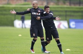 Durante o treino desta manh no anexo ao estdio El Campn, na cidade de Bogota, Colmbia. O prximo jogo da equipe ser amanh, quarta-feira, dia 03/04, contra o Millonarios, da Colmbia, no estdio El Campn, em Bogota, jogo de volta vlido pela Copa Libertadores da Amrica 2013