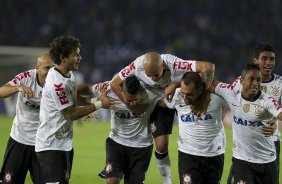 Durante a partida entre Millonarios/Colômbia x Corinthians/Brasil, realizada esta noite no estádio El Campín, em Bogota, jogo da volta da fase de classificação da Copa Libertadores de América 2013