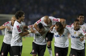 Durante a partida entre Millonarios/Colmbia x Corinthians/Brasil, realizada esta noite no estdio El Campn, em Bogota, jogo da volta da fase de classificao da Copa Libertadores de Amrica 2013