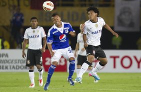 Durante a partida entre Millonarios/Colômbia x Corinthians/Brasil, realizada esta noite no estádio El Campín, em Bogota, jogo da volta da fase de classificação da Copa Libertadores de América 2013