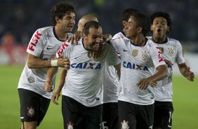 Durante a partida entre Millonarios/Colmbia x Corinthians/Brasil, realizada esta noite no estdio El Campn, em Bogota, jogo da volta da fase de classificao da Copa Libertadores de Amrica 2013