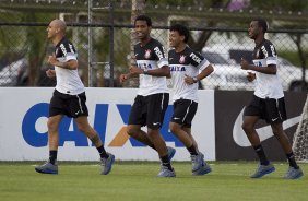 Durante o treino desta tarde no CT Joaquim Grava, no Parque Ecolgico do Tiete. O prximo jogo da equipe ser domingo, dia 07/04, contra o So Bernardo, no Pacaembu, jogo vlido pela 17 rodada do Campeonato Paulista 2013