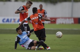 Durante o treino desta tarde no CT Joaquim Grava, no Parque Ecolgico do Tiete. O prximo jogo da equipe ser domingo, dia 07/04, contra o So Bernardo, no Pacaembu, jogo vlido pela 17 rodada do Campeonato Paulista 2013