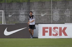 Durante o treino desta tarde no CT Joaquim Grava, no Parque Ecolgico do Tiete. O prximo jogo da equipe ser domingo, dia 07/04, contra o So Bernardo, no Pacaembu, jogo vlido pela 17 rodada do Campeonato Paulista 2013