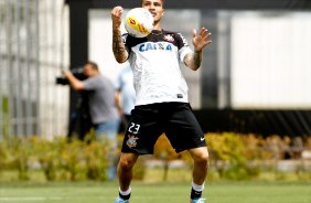 Guerrero do Corinthians durante treino So Paulo