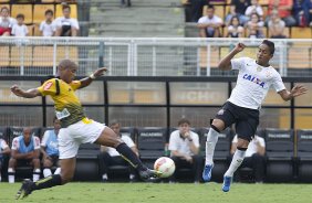 Durante a partida entre Corinthians x São Bernardo realizada esta tarde no estádio do Pacaembu, jogo válido pela 17ª rodada do Campeonato Paulista de 2013