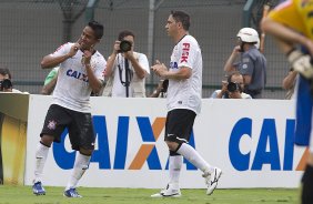 Durante a partida entre Corinthians x So Bernardo realizada esta tarde no estdio do Pacaembu, jogo vlido pela 17 rodada do Campeonato Paulista de 2013