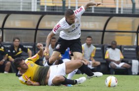 Durante a partida entre Corinthians x So Bernardo realizada esta tarde no estdio do Pacaembu, jogo vlido pela 17 rodada do Campeonato Paulista de 2013