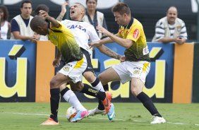 Durante a partida entre Corinthians x So Bernardo realizada esta tarde no estdio do Pacaembu, jogo vlido pela 17 rodada do Campeonato Paulista de 2013