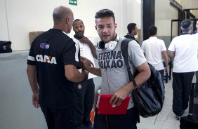 Nos vestirios antes da partida entre Corinthians x So Bernardo realizada esta tarde no estdio do Pacaembu, jogo vlido pela 17 rodada do Campeonato Paulista de 2013