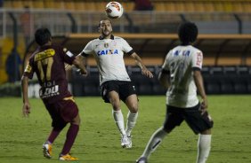 Durante a partida entre Corinthians/Brasil x San Jos/Bolivia, realizada esta noite no estdio do Pacaembu, jogo da volta da fase de classificao da Copa Libertadores de Amrica 2013