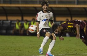 Durante a partida entre Corinthians/Brasil x San Jos/Bolivia, realizada esta noite no estdio do Pacaembu, jogo da volta da fase de classificao da Copa Libertadores de Amrica 2013