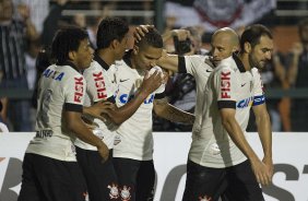 Durante a partida entre Corinthians/Brasil x San Jos/Bolivia, realizada esta noite no estdio do Pacaembu, jogo da volta da fase de classificao da Copa Libertadores de Amrica 2013