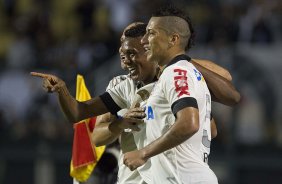 Durante a partida entre Corinthians/Brasil x San Jos/Bolivia, realizada esta noite no estdio do Pacaembu, jogo da volta da fase de classificao da Copa Libertadores de Amrica 2013