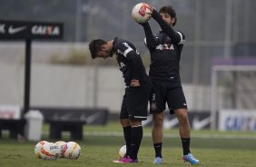 Durante o treino desta tarde no CT Joaquim Grava, no Parque Ecolgico do Tiete. O prximo jogo da equipe ser domingo, dia 21/04, contra o Atltico Sorocaba, no Pacaembu,, jogo vlido pelo Campeonato Paulista de 2013