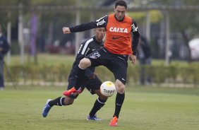 Durante o treino desta tarde no CT Joaquim Grava, no Parque Ecolgico do Tiete. O prximo jogo da equipe ser domingo, dia 21/04, contra o Atltico Sorocaba, no Pacaembu,, jogo vlido pelo Campeonato Paulista de 2013