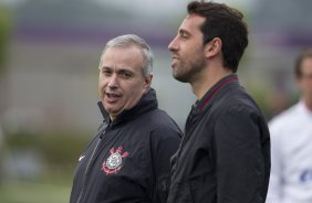 Durante o treino desta tarde no CT Joaquim Grava, no Parque Ecolgico do Tiete. O prximo jogo da equipe ser domingo, dia 21/04, contra o Atltico Sorocaba, no Pacaembu,, jogo vlido pelo Campeonato Paulista de 2013